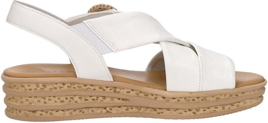 Gabor Sleehaksandaaltjes zomerschoen bandjessandaal klittenbandsluiting onder de decoratieve gesp - Foto 7