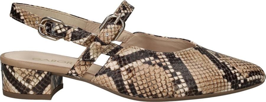 Gabor Instappers Python beige Synthetisch Dames - Foto 2