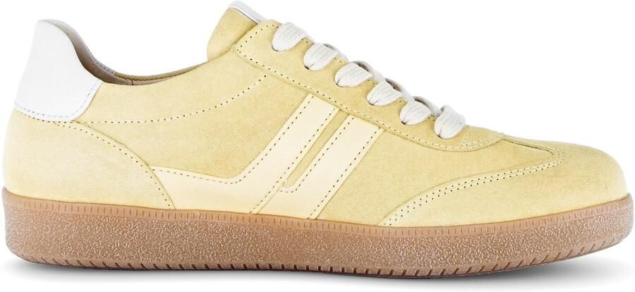 GABOR Sneakers laag lichtbeige geel limoen - Foto 2