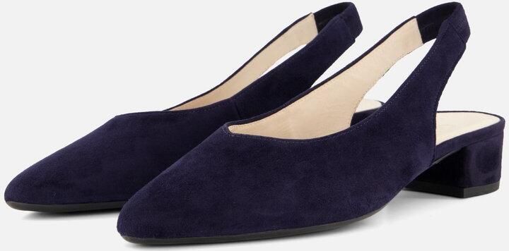 Gabor Slingbacks blauw Suède
