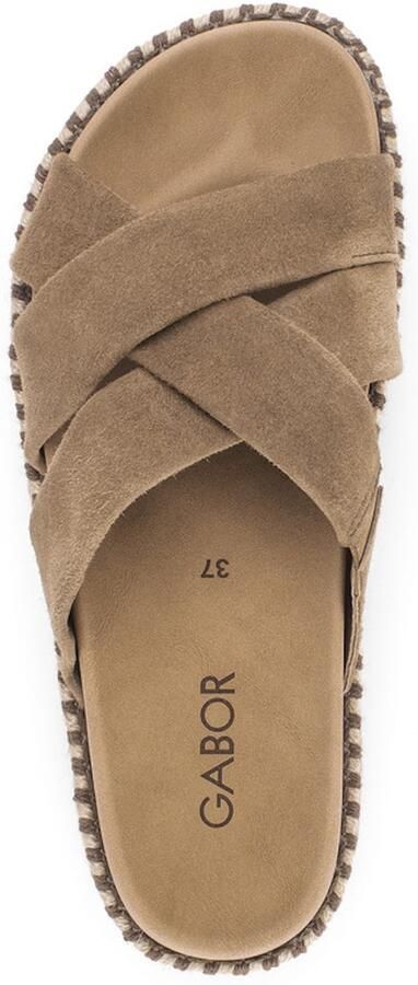 Gabor Dames Slippers 83.780.14 Bruin - Foto 3