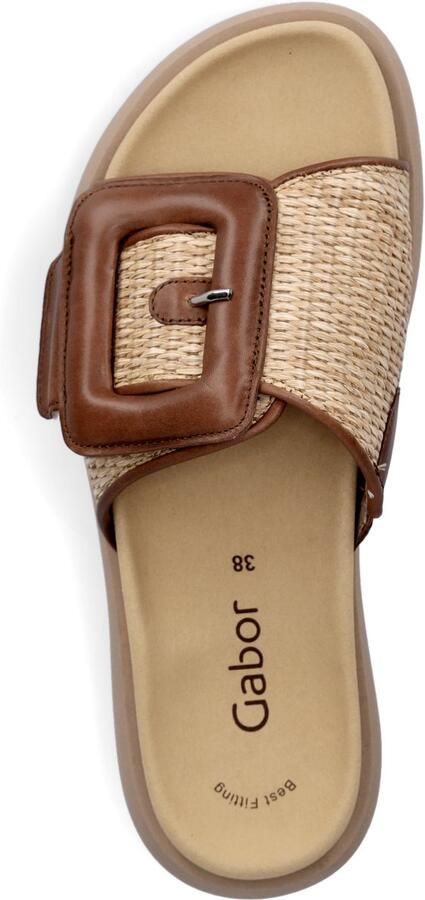 Gabor -Dames beige slippers & muiltjes