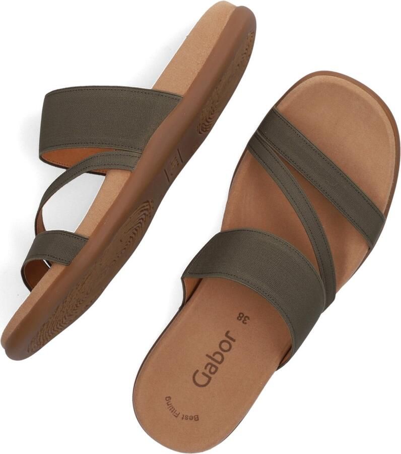 Gabor Slippers groen - Foto 4