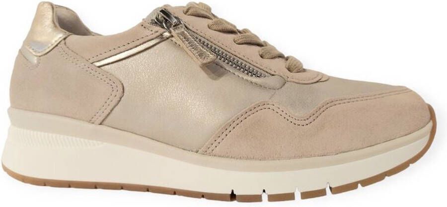 GABOR Lage Sneakers Dames 46.308 Maat: 35 5 Materiaal: Leer Kleur: Taupe - Foto 2