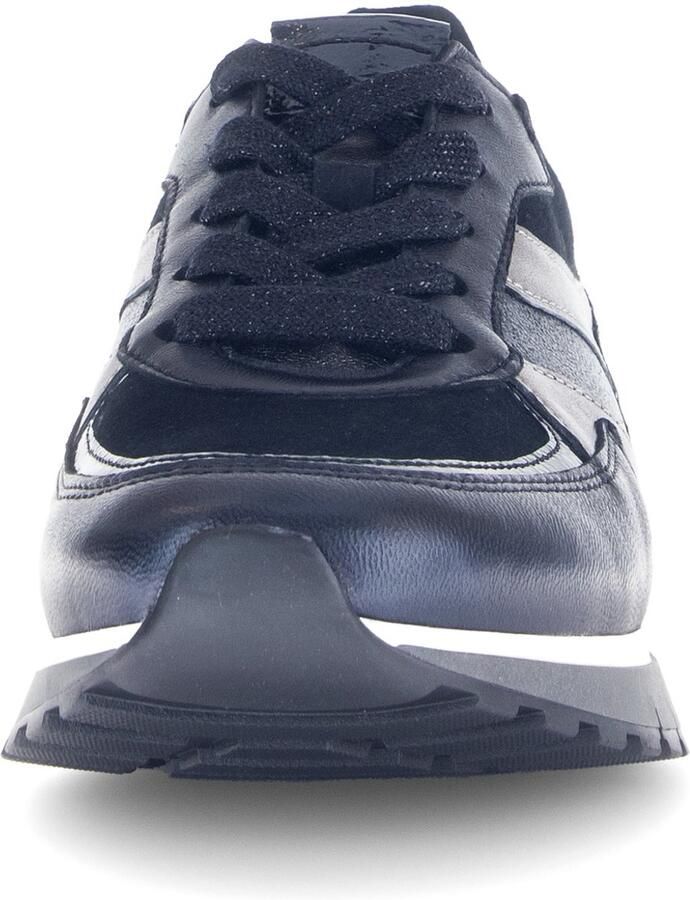 Gabor Sneakers met sleehak Turijn plateau veterschoen comfortschoen in h-wijdte (=zeer wijd)