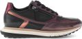 GABOR SHOES Gabor Sneaker 76.378.27 Zwart Bruin Metallic Wijdte H - Bordeaux/Bruin/Rood
