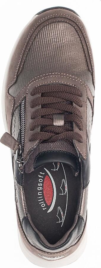 Gabor Rollingsoft Sneaker 96.957.65 Vulcano Donker Taupe 4½ 37½ - Foto 16