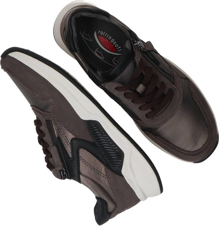 Gabor Rollingsoft Sneaker 96.957.65 Vulcano Donker Taupe 4½ 37½ - Foto 2