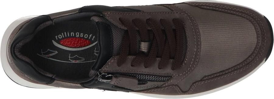 Gabor Rollingsoft Sneaker 96.957.65 Vulcano Donker Taupe 4½ 37½ - Foto 17
