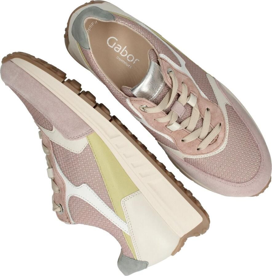 Gabor Trendy Multicolor Leren Sneakers Multicolor Dames - Foto 2