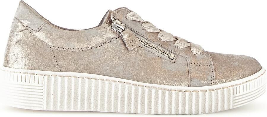 Gabor Sneaker Dikke Zool Goud Metalli