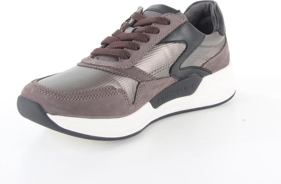 Gabor Rollingsoft Sneaker 96.957.65 Vulcano Donker Taupe 4½ 37½ - Foto 3