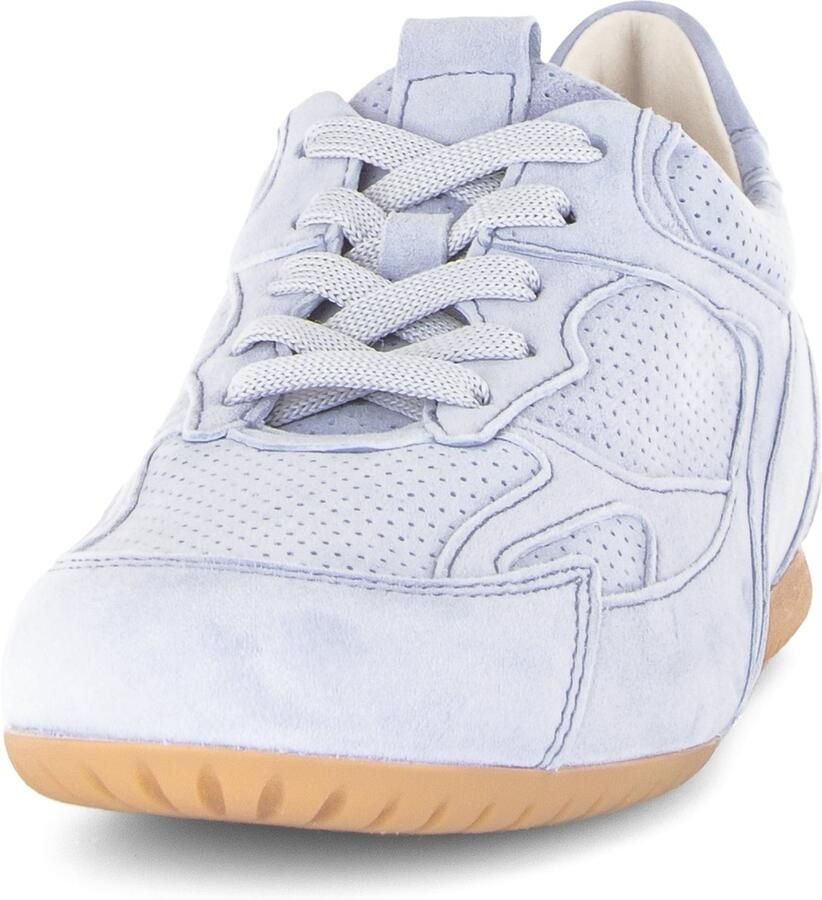 Gabor sneakers 86.565 26 lichtblauw dames nubuck suede