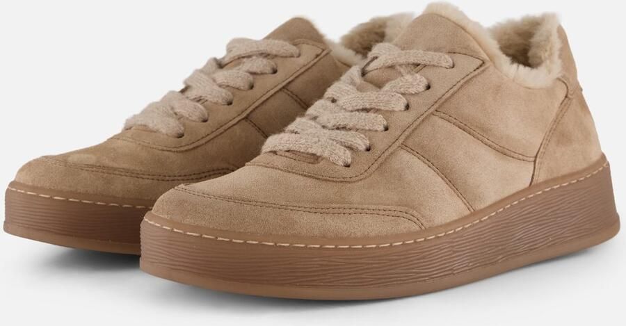 Gabor Sneakers beige Met Warme Voering Suède Dames - Foto 4