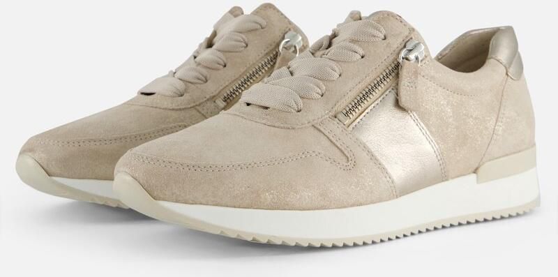 Gabor Beige metallic leren manden Beige Dames