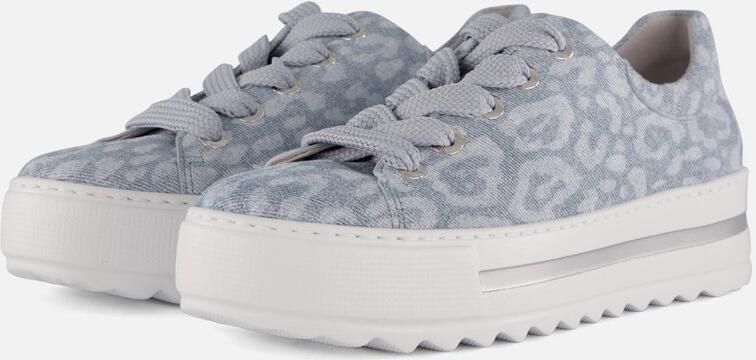 Gabor Sneakers blauw Synthetisch Dames