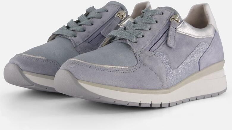 Gabor 46.308.65 Lagune Sliver White K-Wijdte Veterschoenen