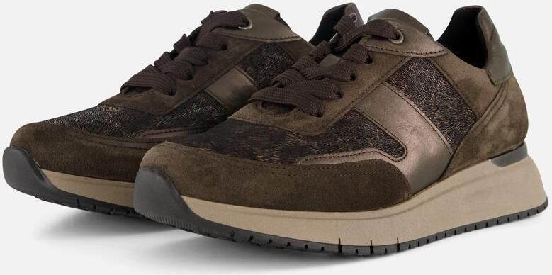 Gabor 76.445.63 dames sneakers (4 5) bruin - Foto 2