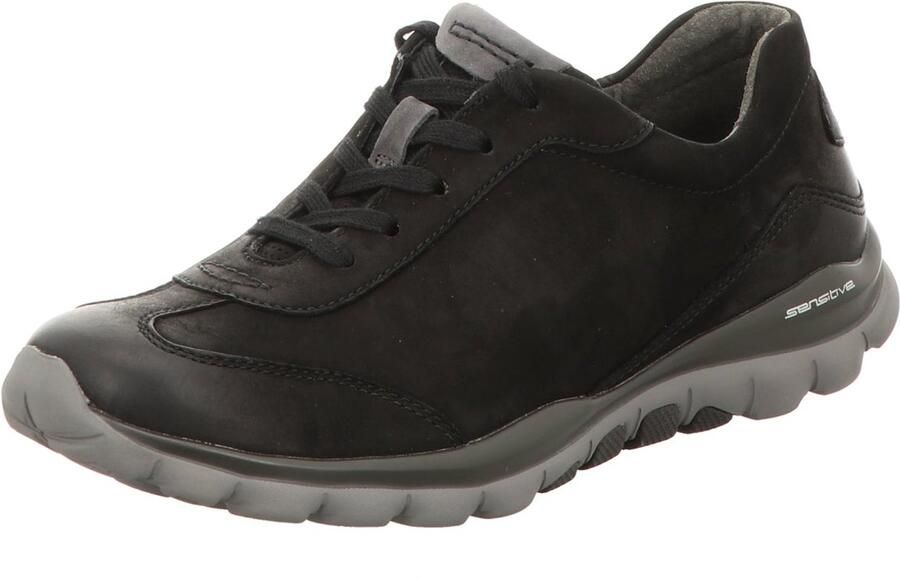Gabor Rollingsoft Sneakers met sleehak met logo-opdruk op de hiel vrijetijdsschoen lage schoen veterschoen - Foto 2