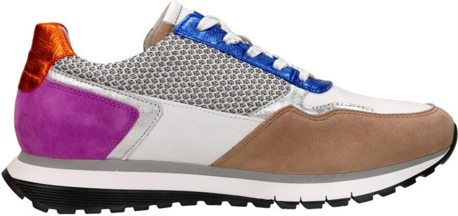Gabor Sneaker 66.378.87 Wit Blauw Taupe Multi Wijdte H
