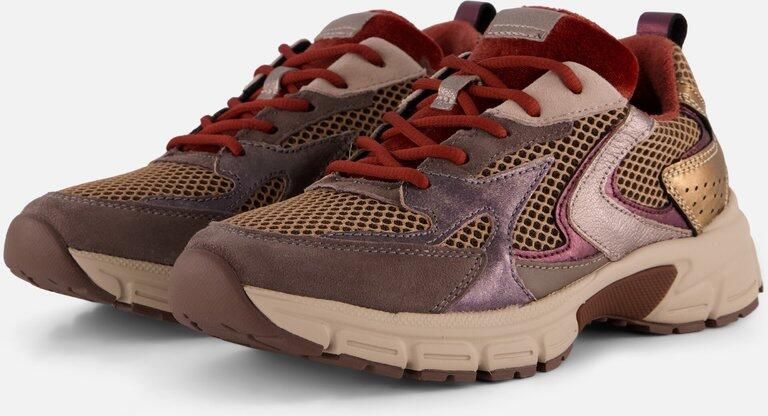 Gabor Sneakers Metallic taupe roze Suède - Foto 2