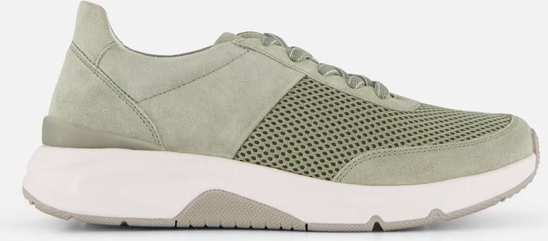 Gabor Sneakers Rollingsoft groen Textiel Dames - Foto 2