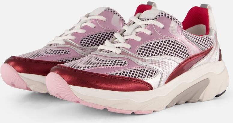 Gabor Sneakers Rollingsoft roze Textiel - Foto 2