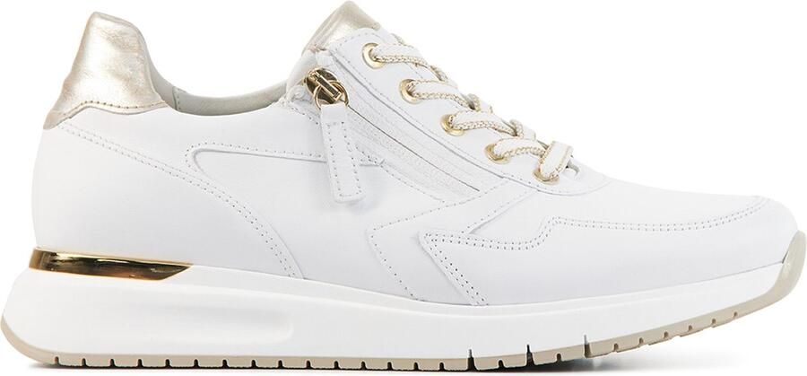 GABOR Lage Sneakers Dames 448.1 Leer Wit