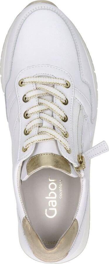 GABOR Lage Sneakers Dames 448.1 Maat: 40 Materiaal: Leer Kleur: Wit - Foto 18
