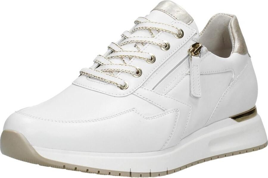 GABOR Lage Sneakers Dames 448.1 Maat: 40 Materiaal: Leer Kleur: Wit - Foto 10