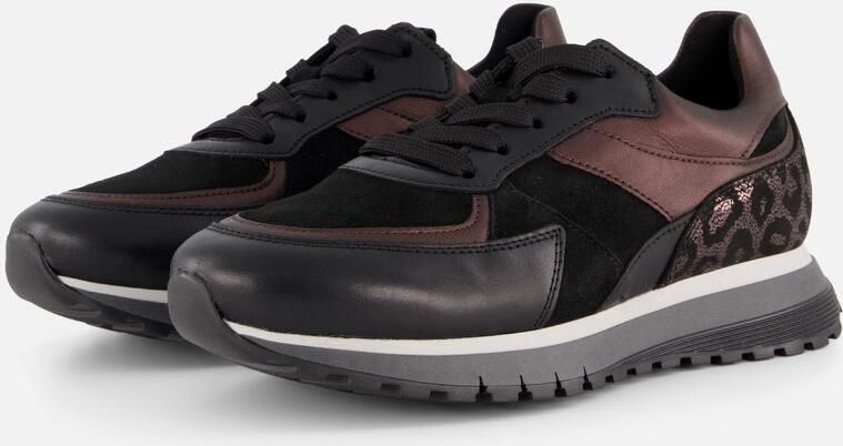 Gabor Sneakers zwart Suede Dames