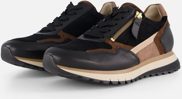 GABOR Lage Sneakers Dames 378 Suède Bruin