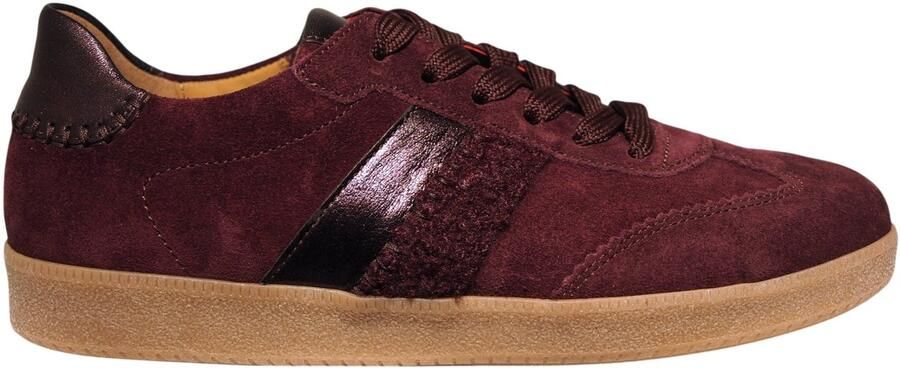 Gabor suède bordeaux dames sneakers
