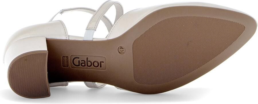 GABOR Pumps Dames 343 Maat: 44 Materiaal: Leer Kleur: Wit - Foto 3