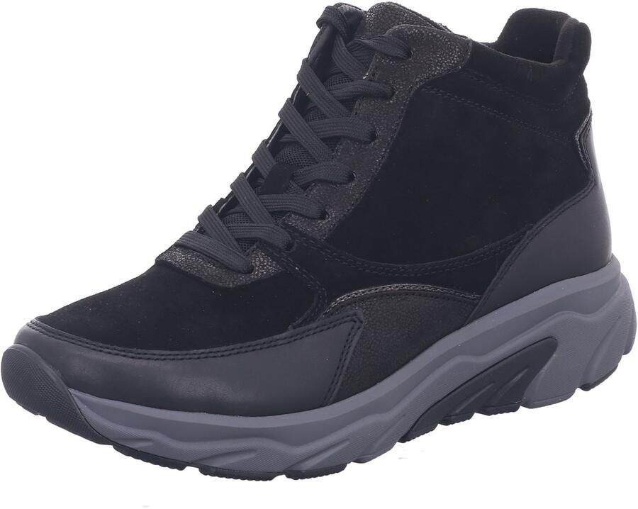 Gabor Rollingsoft Sneakers met sleehak veterschoenen high top sneakers comfortschoen gevoerde schachtrand - Foto 2