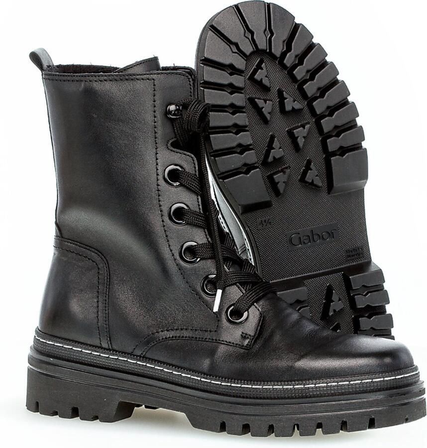 Gabor Veterschoenen Hoog Veterschoenen Hoog zwart - Foto 2