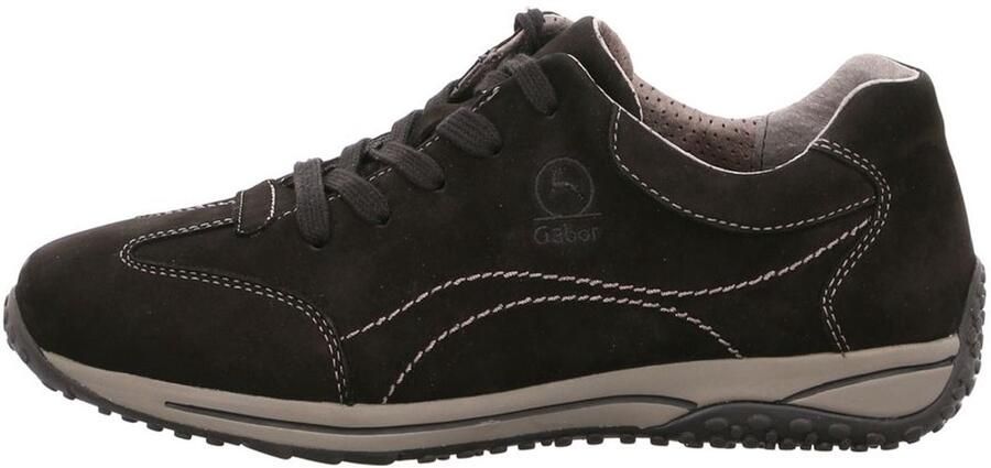 Gabor Veterschoenen Florence met contrasterende siersteken vrijetijdsschoen lage schoen veterschoen