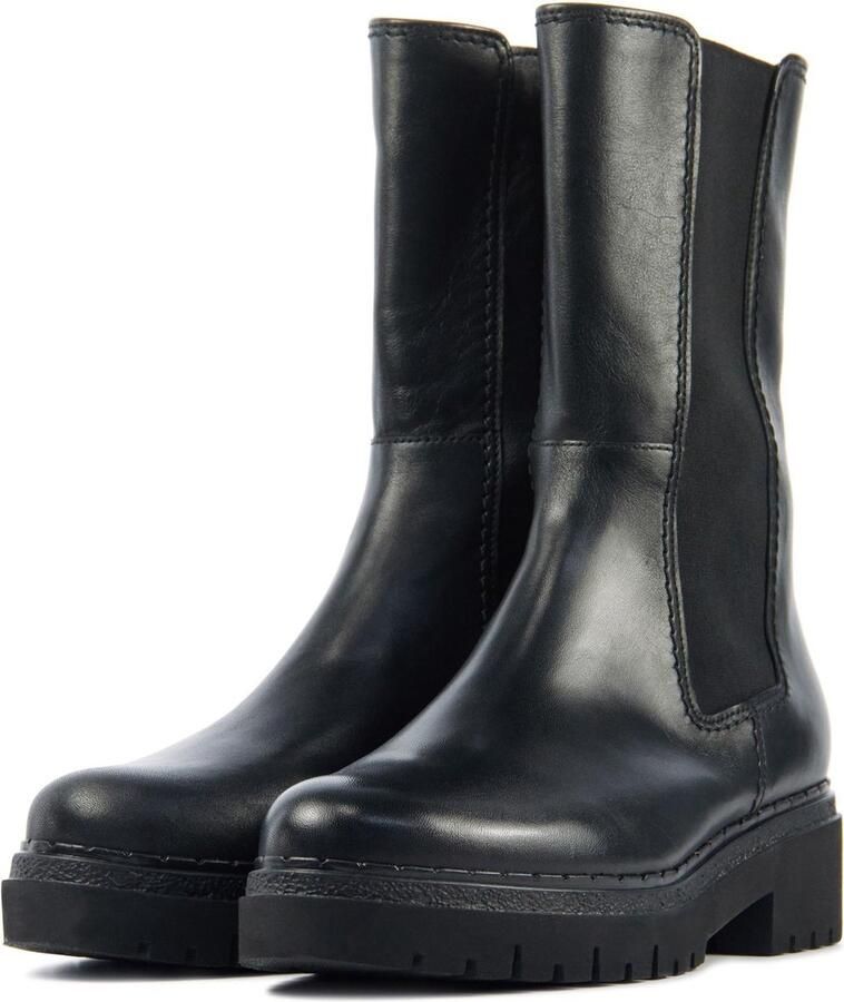 Gabor Vrouwen Leren Chelsea boots Laarzen Damesschoenen 72.871 led Zwart - Foto 5