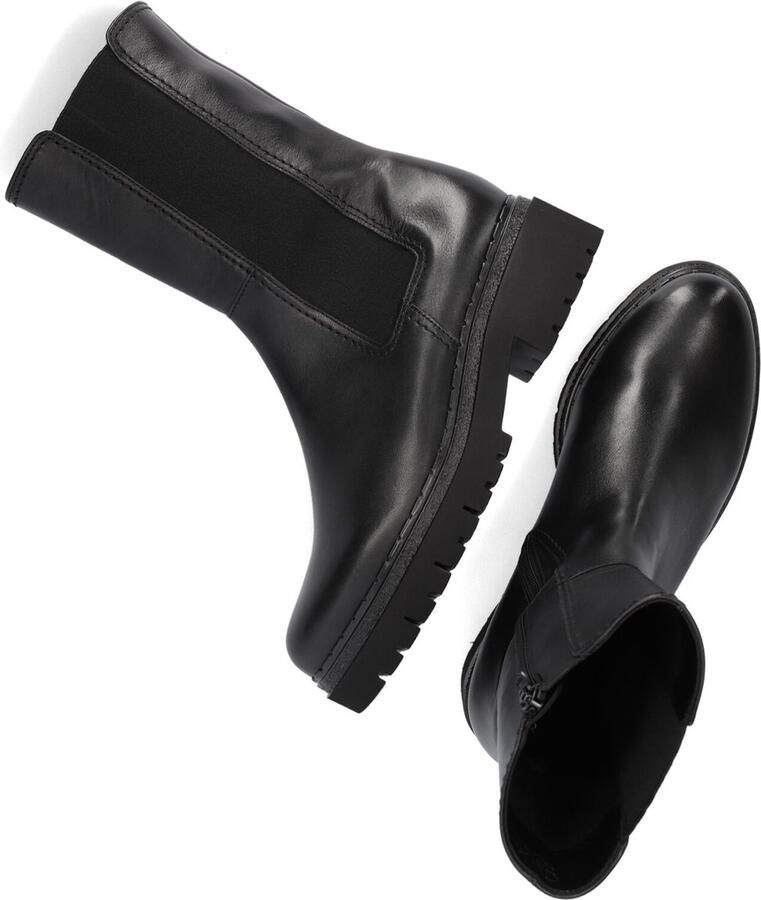 Gabor Vrouwen Leren Chelsea boots Laarzen Damesschoenen 72.871 led Zwart - Foto 4