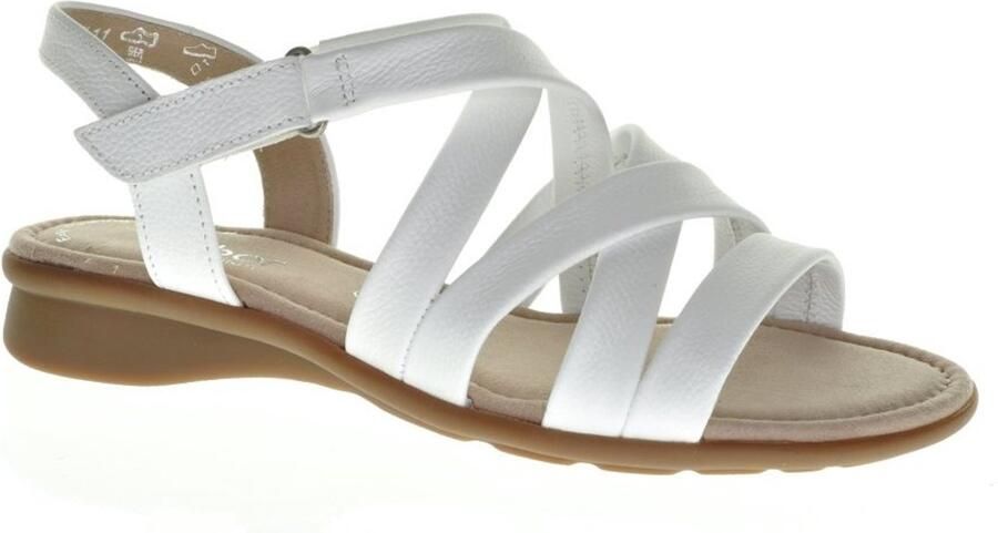 Gabor Witte Leren Comfort Sandalen White Dames - Foto 2