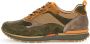 Gabor Groene Sneaker 96.365.35 met beige en bruine accenten - Thumbnail 1