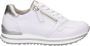 Gabor Witte Zilveren Leren Sport Basket Multicolor Dames - Thumbnail 2
