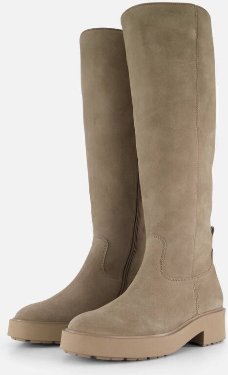 Gabor Laarzen blokhak lange schachtlaarzen ritssluitinglaarzen met siernaden - Foto 5