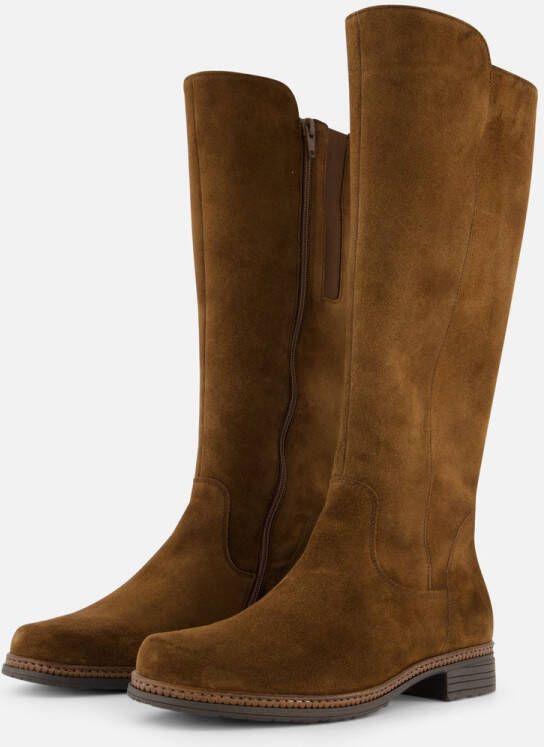 Gabor Hoge laarzen cognac Suede Dames