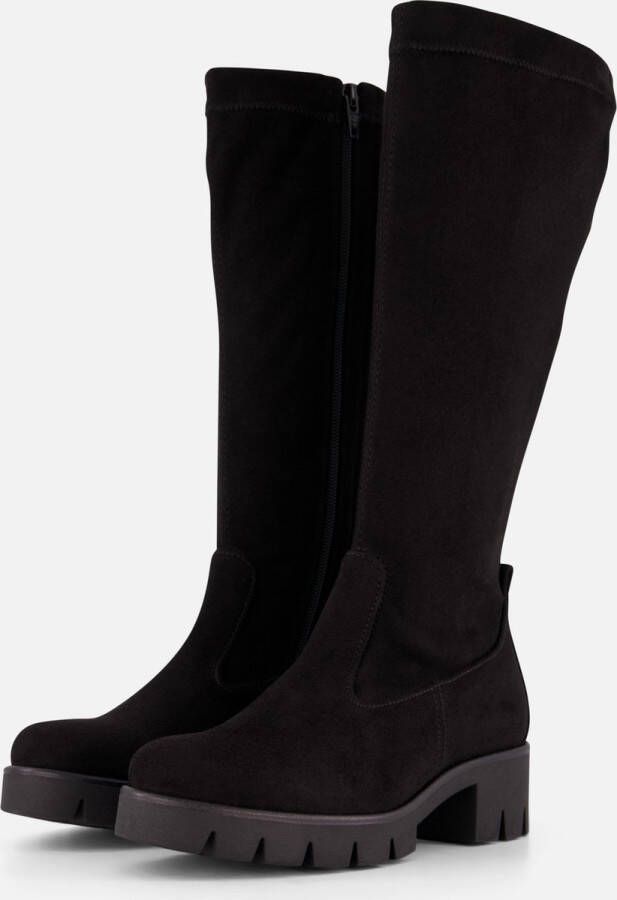 GABOR Hoge Laarzen Dames 719 Maat: 40 5 Materiaal: Suèdelook Kleur: Zwart - Foto 6