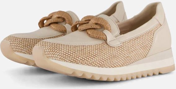 Gabor Instappers sleehak ballerina lenteschoen met beklede sierketting