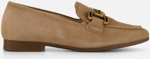 Gabor Instappers beige Suede Dames