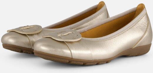 Gabor -Dames goud ballerina's & mocassins