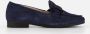 Gabor Instappers blauw Suede Dames - Thumbnail 1