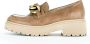 Gabor Cognac Leren Mocassins Stijlvol Comfort Brown Dames - Thumbnail 3